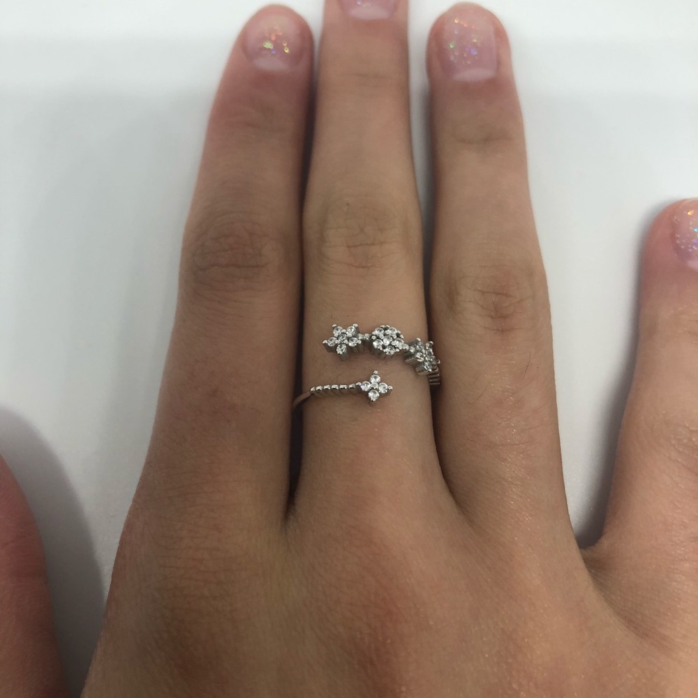Micro CZ 925 Sterling Silver Ring